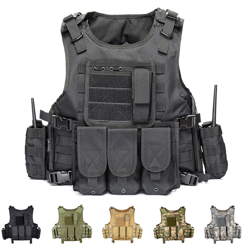 Multifunctional Outdoor Amphibious Tactical Vest Camouflage Field Quick Release Vest