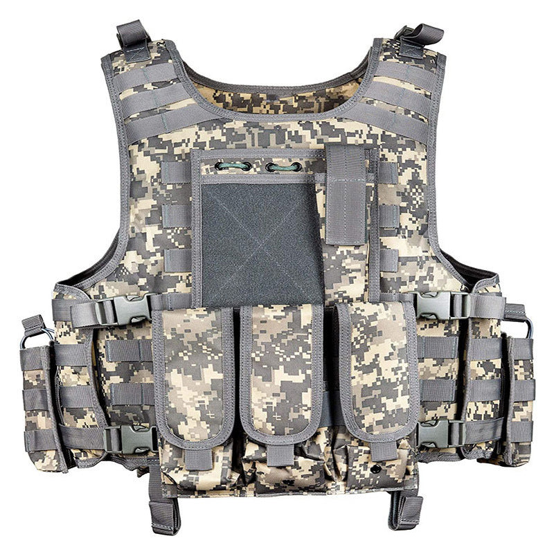 Multifunctional Outdoor Amphibious Tactical Vest Camouflage Field Quick Release Vest