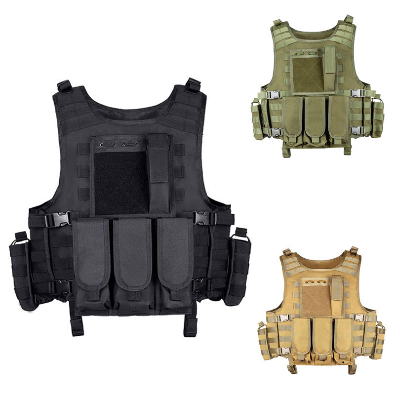 Multifunctional Outdoor Amphibious Tactical Vest Camouflage Field Quick Release Vest